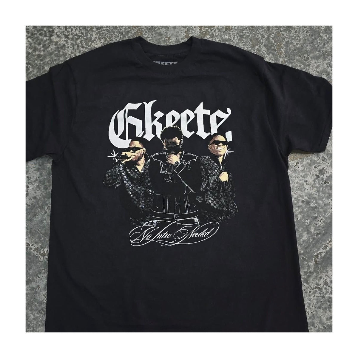 Skeete “No Intro Needed” Graphic Tee – Black