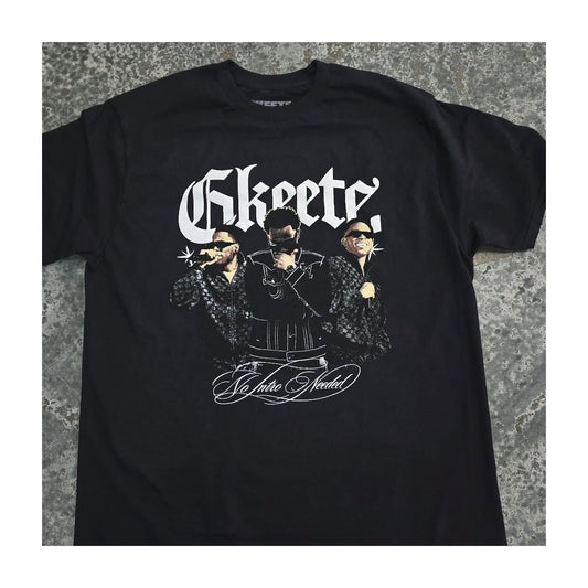 Skeete “No Intro Needed” Graphic Tee – Black