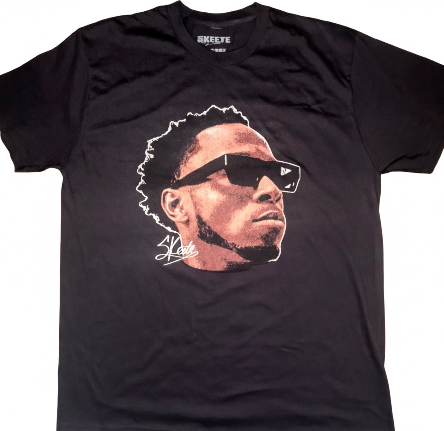 Skeete Signature Portrait Tee – Black